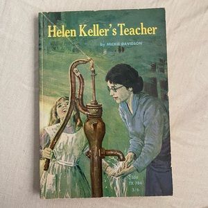 Vintage 1965 Helen Keller's Teacher paperback book